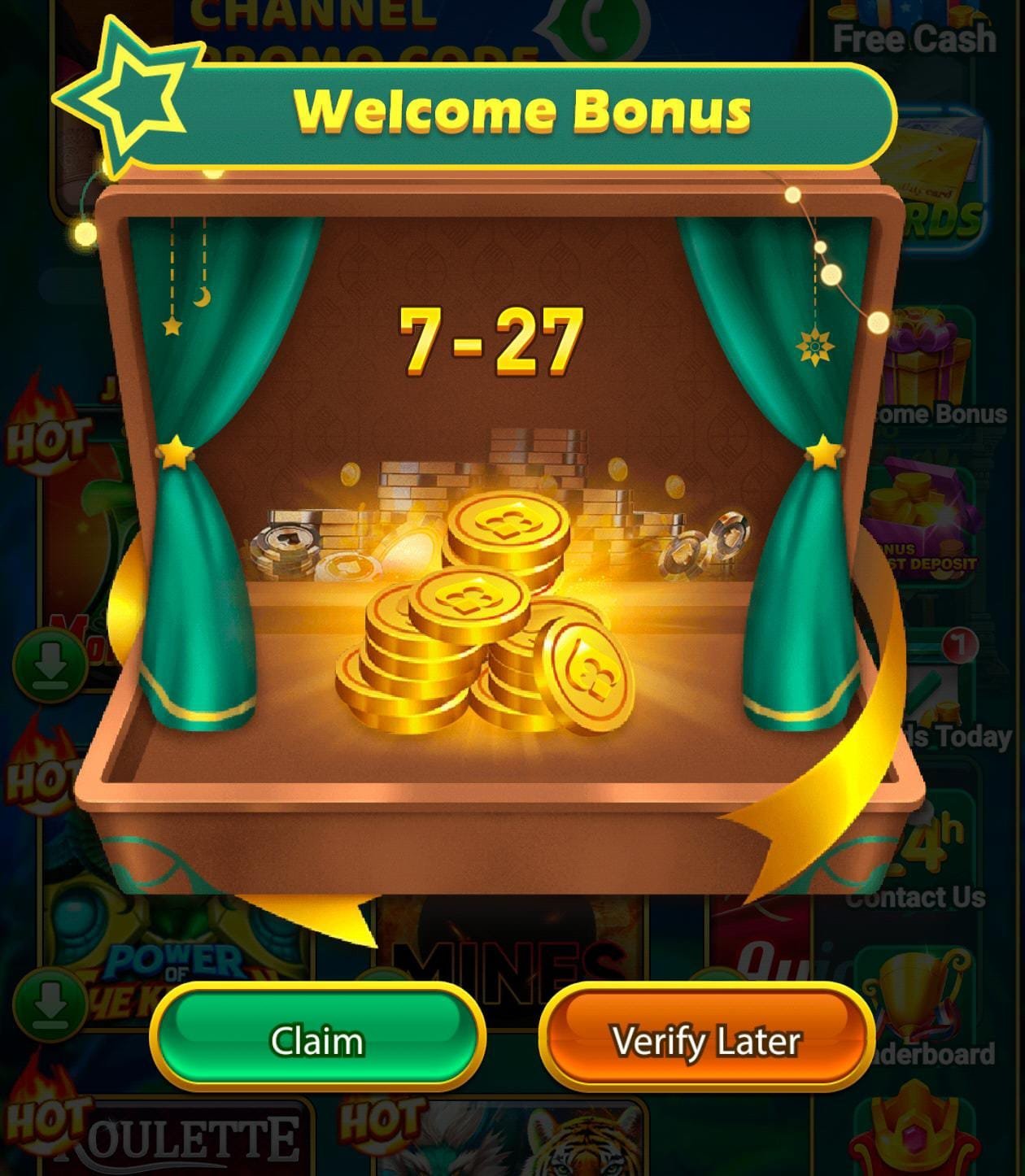 Yono Rummy App Welcome Bonus